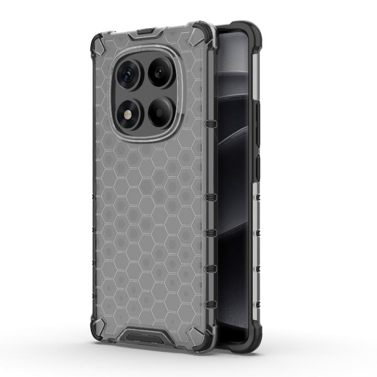 

For Redmi Note 14 Pro 4G Honeycomb Shockproof Phone Case(Black)