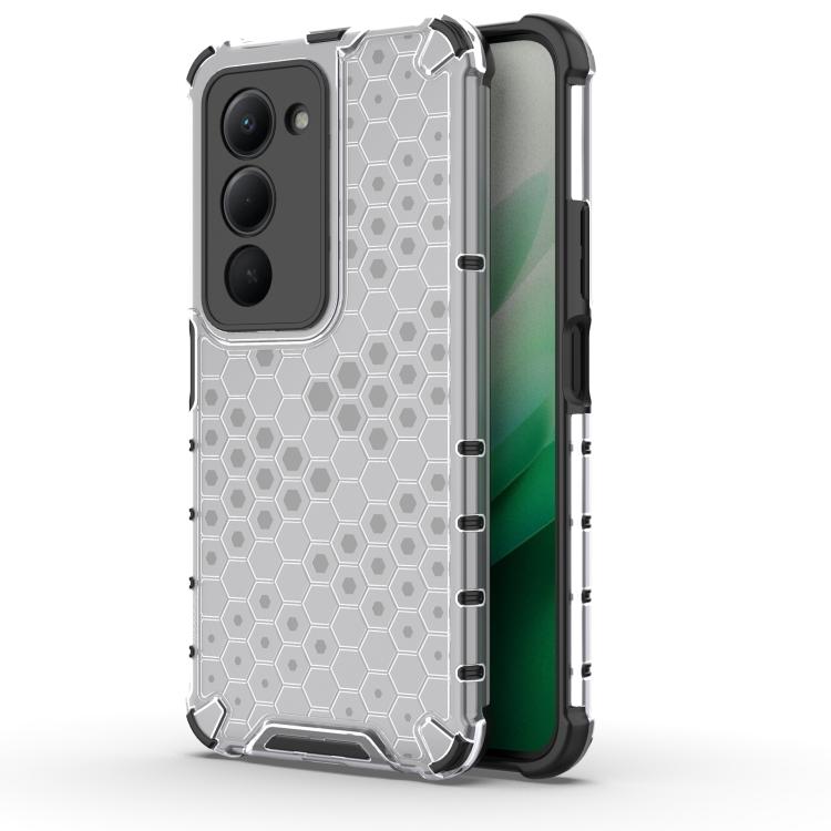 

For Redmi 15 5G Global / 15 4G SEA 169.5mm Honeycomb Shockproof Phone Case(White)