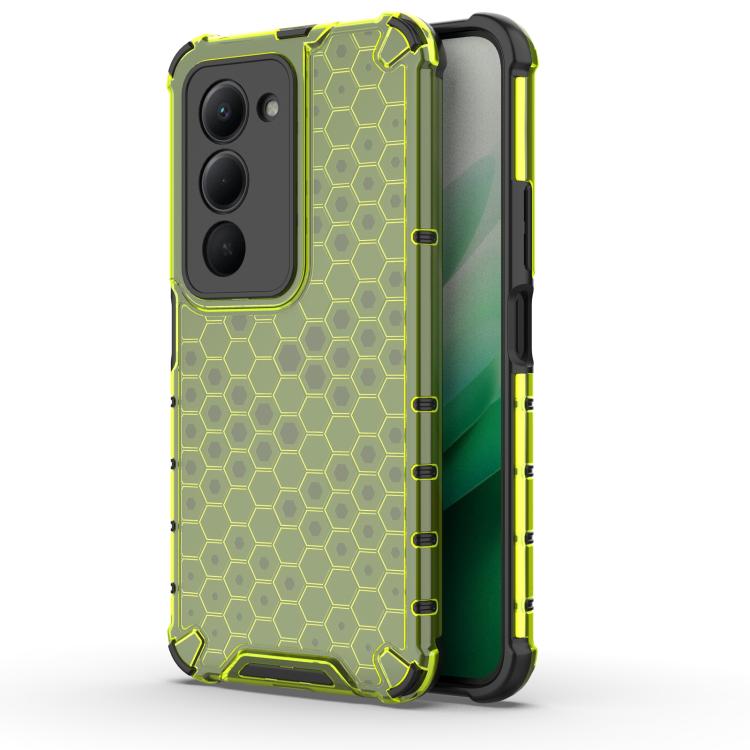 

For Redmi 15 5G Global / 15 4G SEA 169.5mm Honeycomb Shockproof Phone Case(Green)