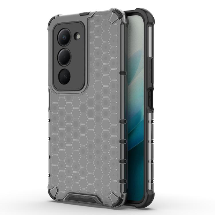 

For Redmi 15 15 5G / 4G EU 171mm Honeycomb Shockproof Phone Case(Black)