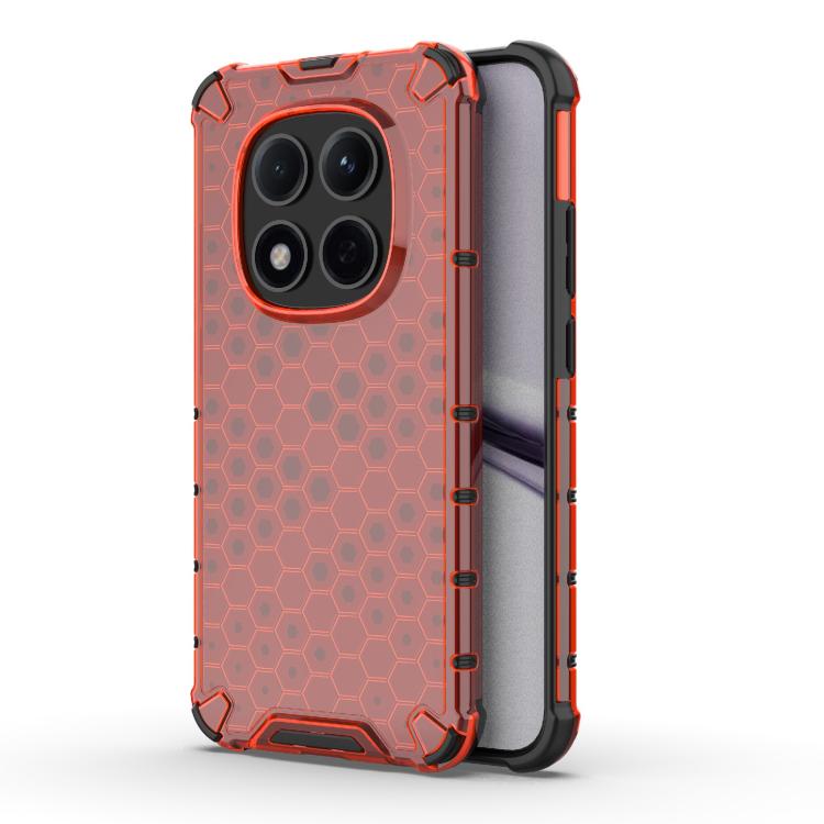 

For Redmi Note 15 Pro 5G Global 163.6mm Honeycomb Shockproof Phone Case(Red)