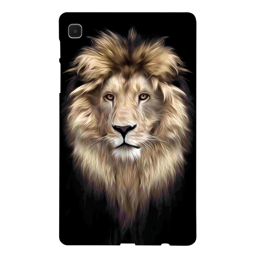 

For Samsung Galaxy Tab A7 Lite Color Painting Pattern Smart Tablet TPU Case(Lion)