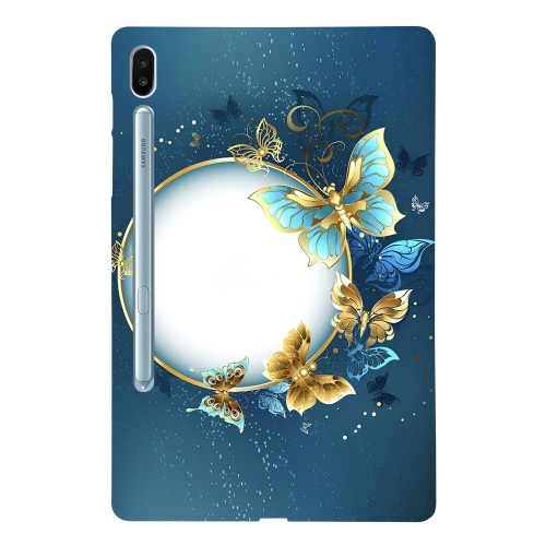 

For Samsung Galaxy Tab S6 Color Painting Pattern Smart Tablet TPU Case(Butterfly Circle)