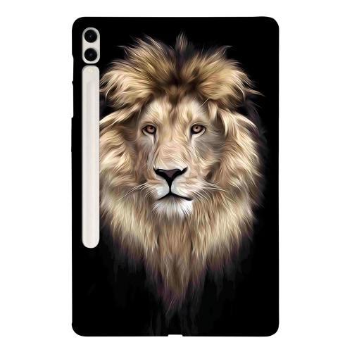 

For Samsung Galaxy Tab S7+ / S8+ Color Painting Pattern Smart Tablet TPU Case(Lion)