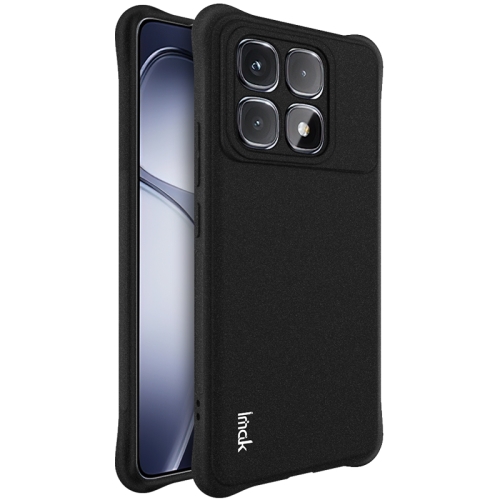 

For Redmi K70 Ultra 5G imak Shockproof Airbag TPU Phone Case(Matte Black)