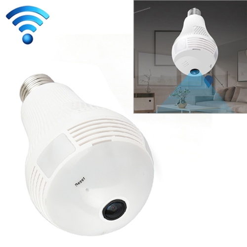 Telecamera a Bulbo Lampadina 360° WiFi Wireless Infrarossi