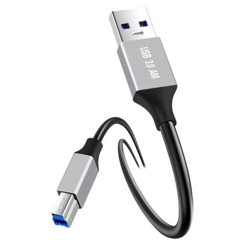 

USB 3.0 A Male to USB-B Square Interface Printer Data Transmission Adapter Cable, Length:0.3m