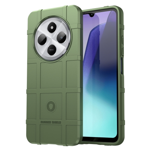 

For Redmi 14C Full Coverage Shockproof TPU Phone Case(Green)