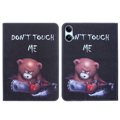 

For Xiaomi Redmi Pad Pro 12.1 Colored Drawing Leather Tablet Case(Bear)