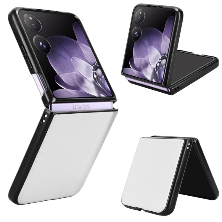 

For Xiaomi Mix Flip 2 PU Leather PC Phone Case(White)