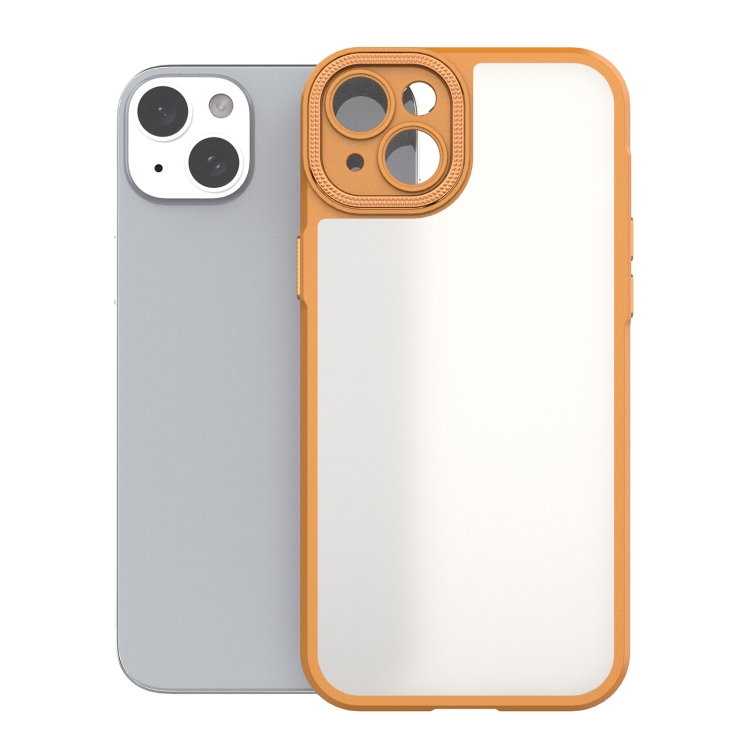

For iPhone 15 Plus Bodyguard Micro Matte PC Hybrid TPU Phone Case(Orange)