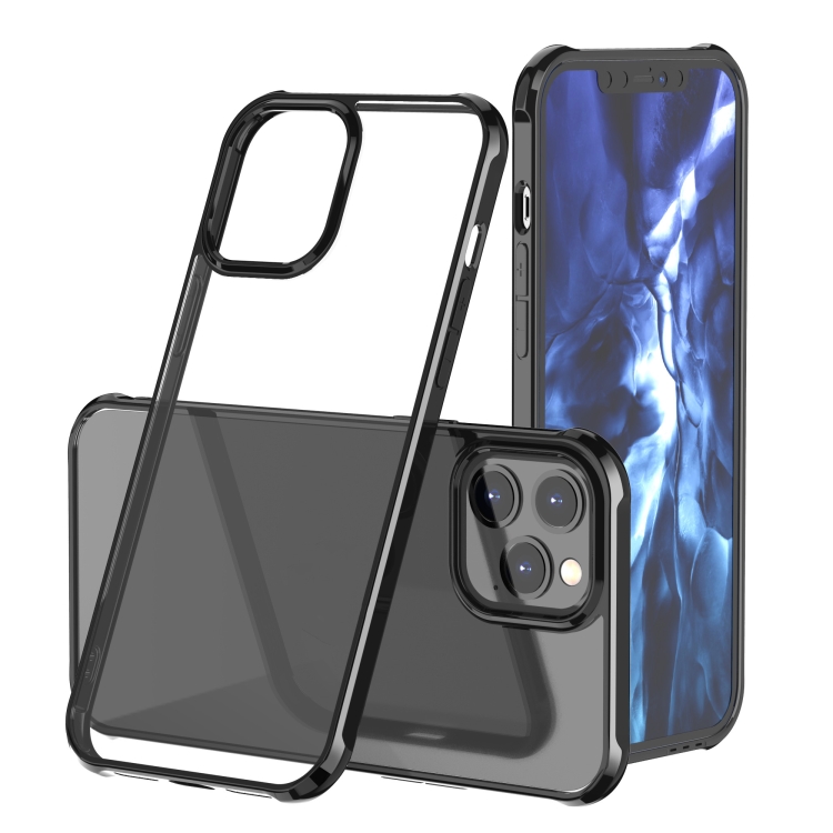 

For iPhone 12 mini Sound Coversion Shockproof Acrylic Protective Case(Black)