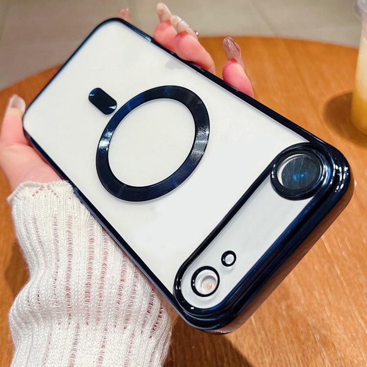 

For iPhone Air Electroplating MagSafe Phone Case(Dark Blue)