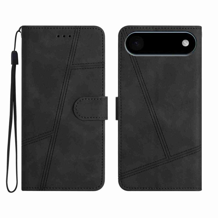

For iPhone Air Skin-feel Stitching Leather Phone Case(Black)
