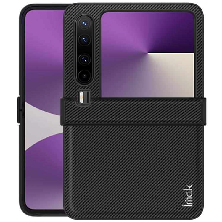 

For Huawei Pura X imak Ruiyi Series Carbon Fiber PU + PC Phone Case