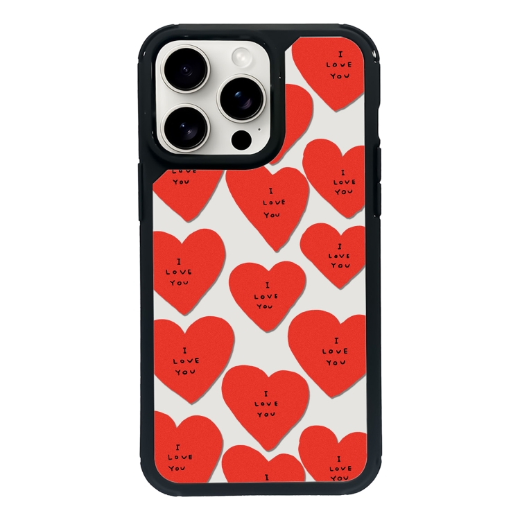 

For iPhone 15 Pro Max Exclusive Design Style PC Full Coverage Pattern Phone Case(Sweet Tribute)