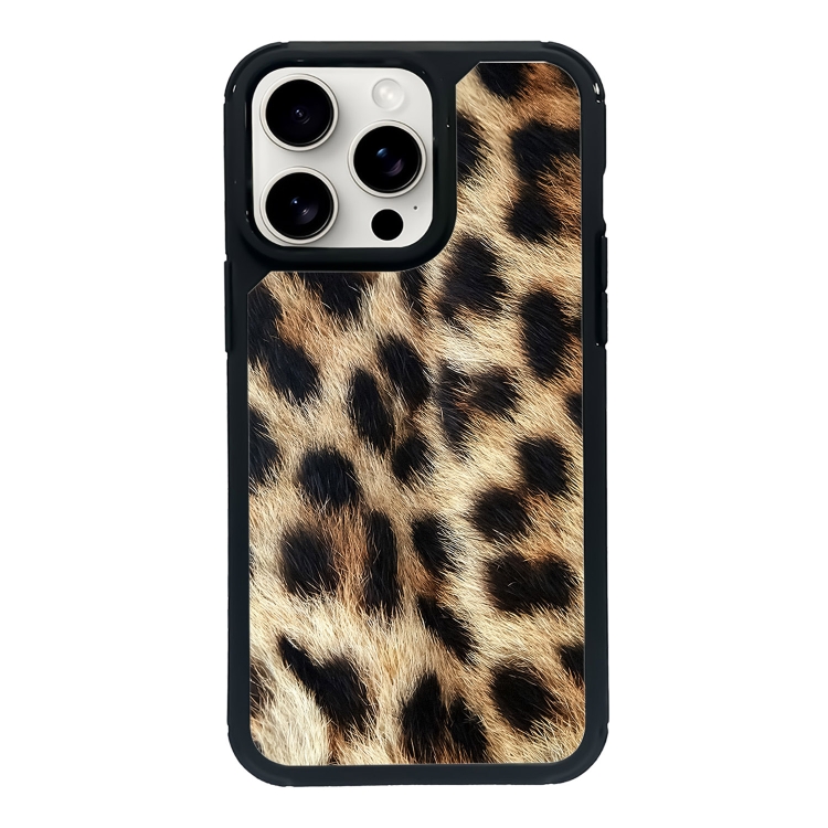 

For iPhone 14 Pro Exclusive Design Style PC Full Coverage Pattern Phone Case(Leopard Pattern D)