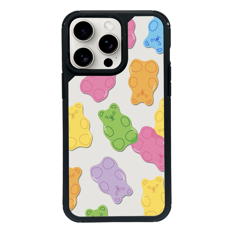 

For iPhone 13 Pro Max Exclusive Design Style PC Full Coverage Pattern Phone Case(Candy Bear C)