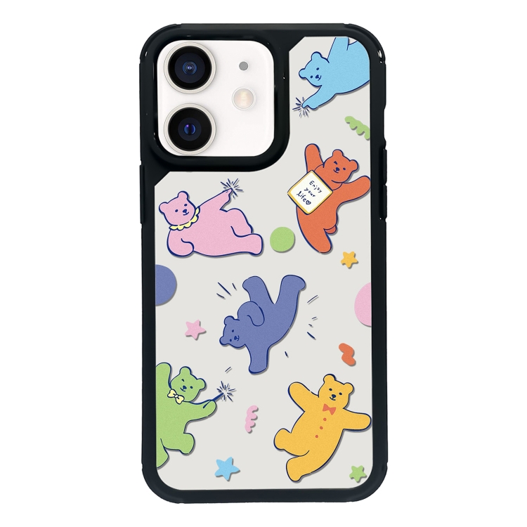

For iPhone 11 Exclusive Design Style PC Full Coverage Pattern Phone Case(Candy Bear A)