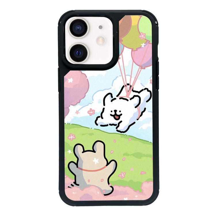 

For iPhone 11 Exclusive Design Style PC Full Coverage Pattern Phone Case(Summer Puppy C)