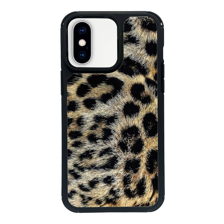 

For iPhone X / XS Exclusive Design Style PC Full Coverage Pattern Phone Case(Leopard Pattern C)