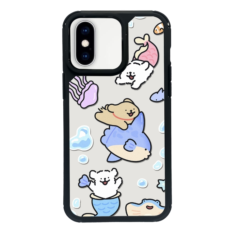 

For iPhone X / XS Exclusive Design Style PC Full Coverage Pattern Phone Case(Summer Puppy B)