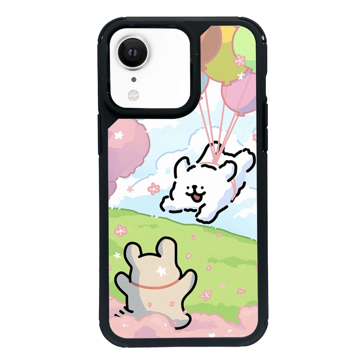 

For iPhone XR Exclusive Design Style PC Full Coverage Pattern Phone Case(Summer Puppy C)