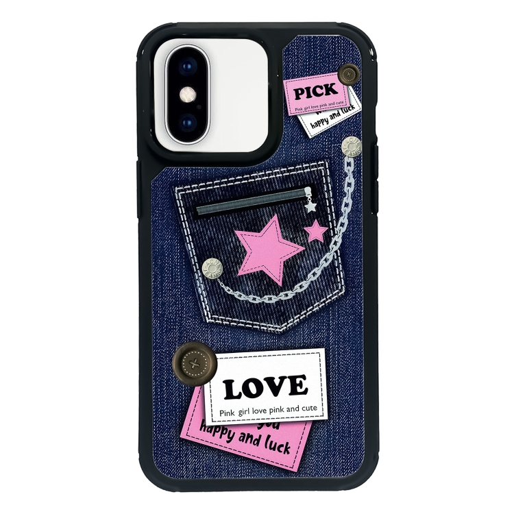 

For iPhone XS Max Exclusive Design Style PC Full Coverage Pattern Phone Case(Pocket)