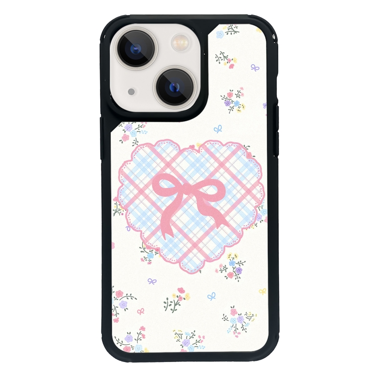

For iPhone 13 mini Exclusive Design Style PC Full Coverage Pattern Phone Case(Bow Tie)