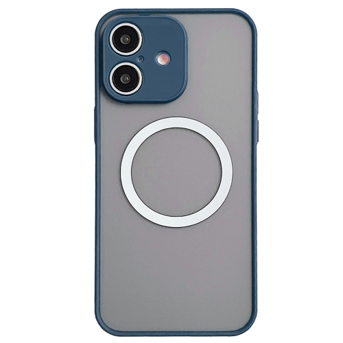 

For iPhone 16 Hawkeye Skin Feel MagSafe Phone Case(Royal Blue)