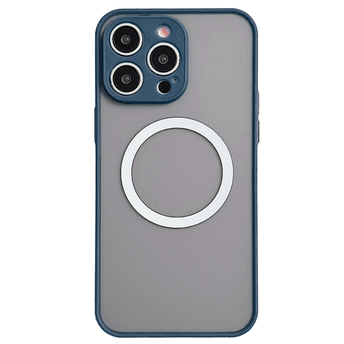 

For iPhone 15 Pro Hawkeye Skin Feel MagSafe Phone Case(Royal Blue)