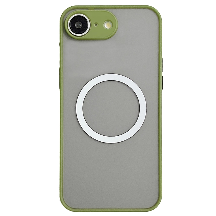 

For iPhone SE 2022 / SE 2020 / 7 / 8 Hawkeye Skin Feel MagSafe Phone Case(Army Green)