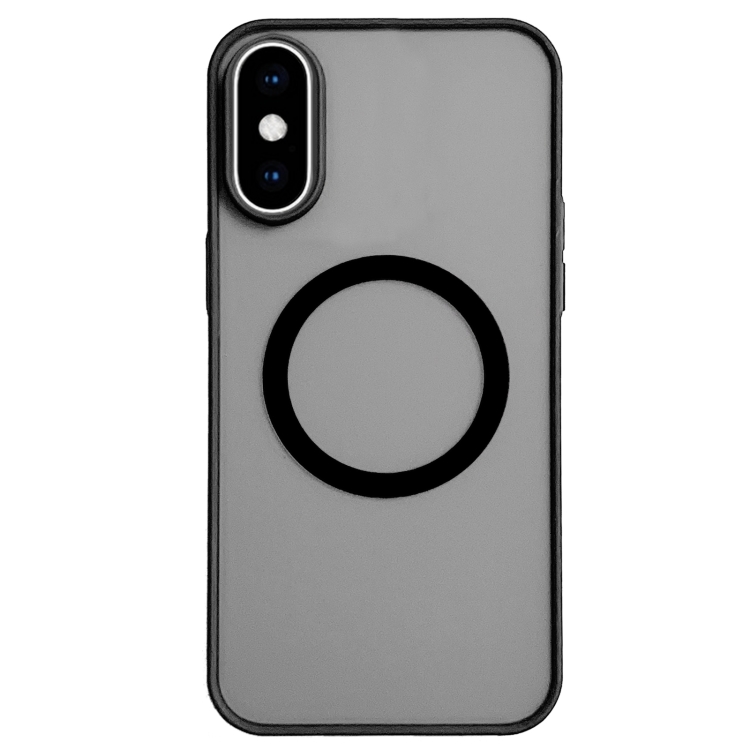 

For iPhone XS Max Hawkeye Skin Feel MagSafe Phone Case(Black)