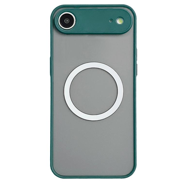 

For iPhone 17 Air Hawkeye Skin Feel MagSafe Phone Case(Dark Green)