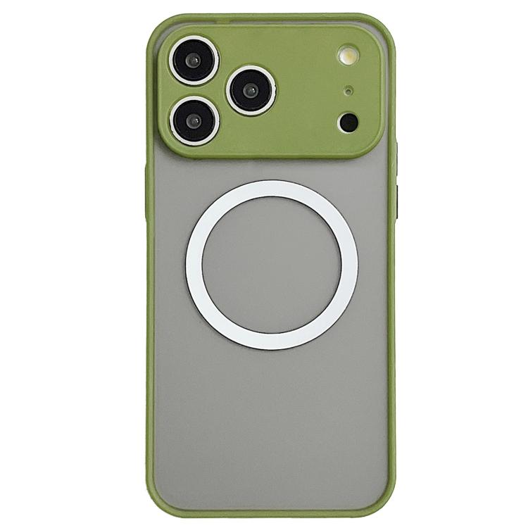 For iPhone 18 Pro Max Hawkeye Skin Feel MagSafe Phone Case(Army Green)