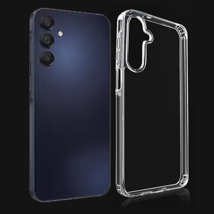 

For Samsung Galaxy A16 5G Crystal TPU + PC Airbag Shockproof Phone Case(Transparent)
