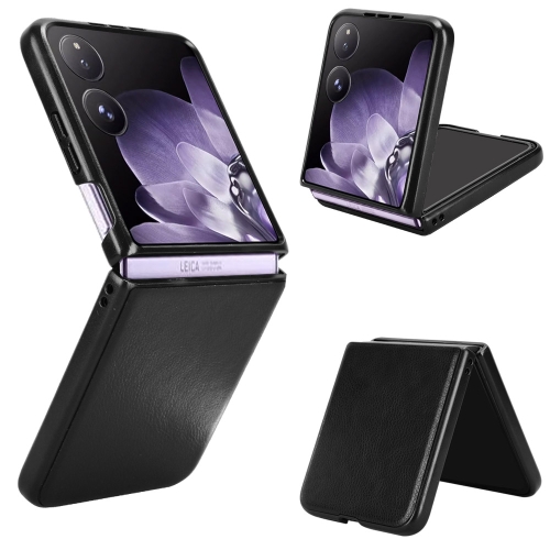 

For Xiaomi Mix Flip Litchi Texture Back Cover Phone Case(Black)