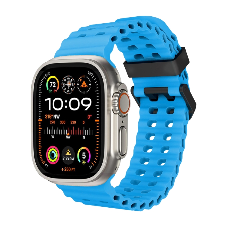Apple Watch ultra2本体 シリコンバンド付き (青) 【公式通販】