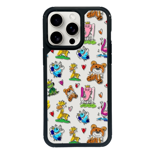 

For iPhone 12 Pro Max Exclusive Design Style PC Full Coverage Pattern Phone Case(Little Bear)