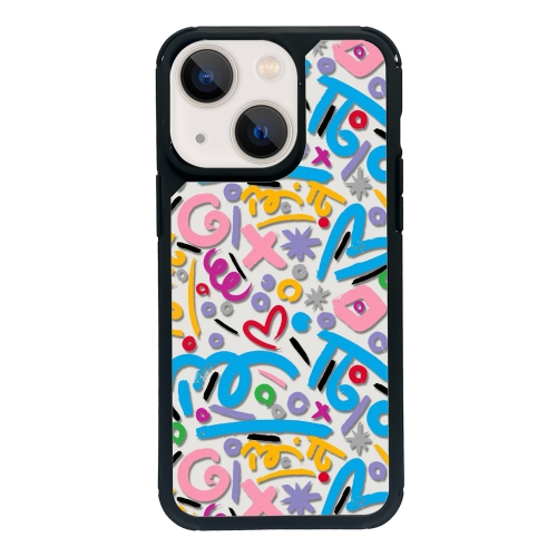 

For iPhone 13 mini Exclusive Design Style PC Full Coverage Pattern Phone Case(Geometric C)