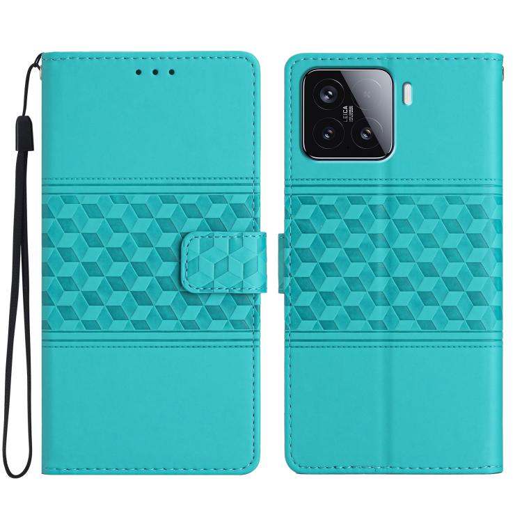 

For Redmi 15 5G / 4G EU 171mm Diamond Embossed Skin Feel Leather Phone Case(Blue)
