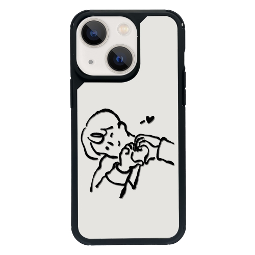 

For iPhone 15 Exclusive Design Style PC Full Coverage Pattern Phone Case(Boy)