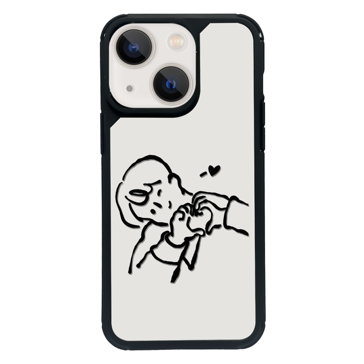

For iPhone 14 Exclusive Design Style PC Full Coverage Pattern Phone Case(Boy)