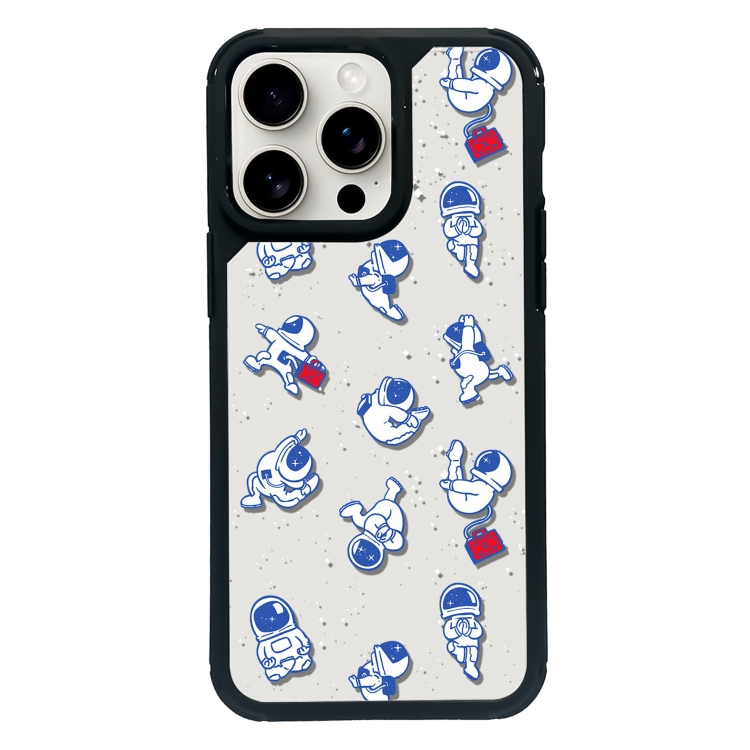 

For iPhone 14 Pro Exclusive Design Style PC Full Coverage Pattern Phone Case(Astronaut C)