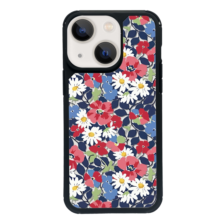 

For iPhone 13 Exclusive Design Style PC Full Coverage Pattern Phone Case(Chamomile)