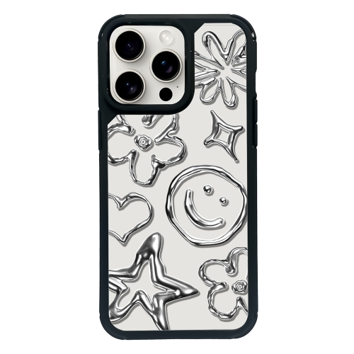 

For iPhone 11 Pro Exclusive Design Style PC Full Coverage Pattern Phone Case(Metal Smile)