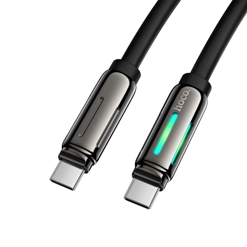 

hoco U136 USB-C / Type-C to USB-C / Type-C 60W Prize Charging Data Cable, Length:1.2m(Black)