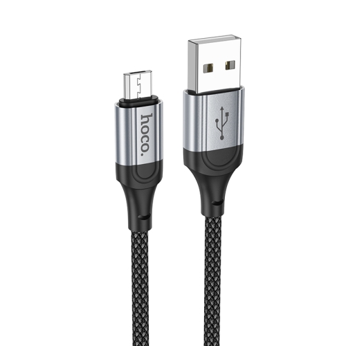 

hoco X102 USB to Micro USB Fresh 2.4A Charging Data Cable, Length:1m(Black)