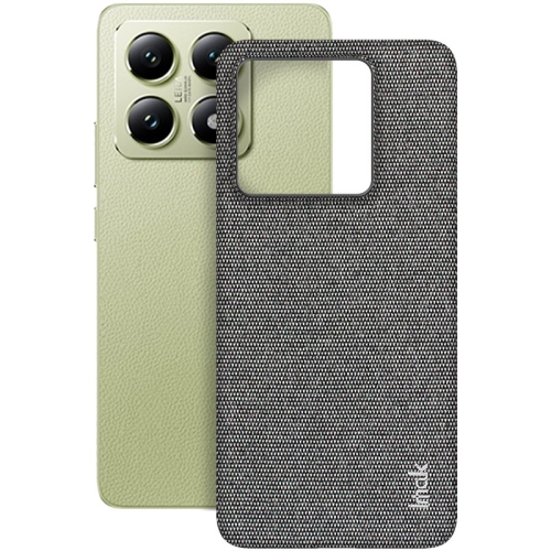 

For Xiaomi 14T imak Ruiyi Series Cloth Texture PU + PC Phone Case(Dark Grey)