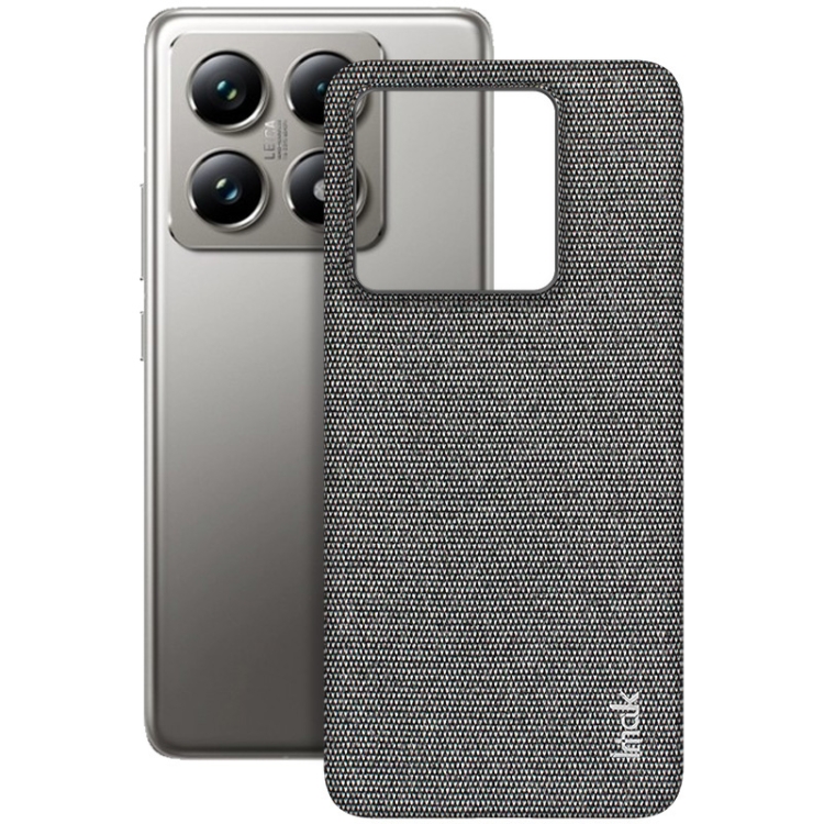 

For Xiaomi 14T Pro imak Ruiyi Series Cloth Texture PU + PC Phone Case(Dark Grey)